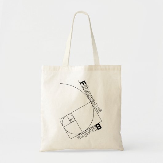 Fibonacci_Blocks トートバッグ (正面)