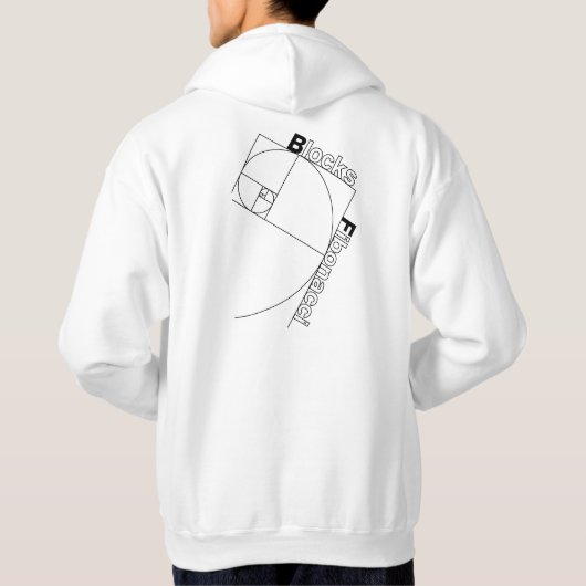 Fibonacci_Blocks パーカ (裏面)