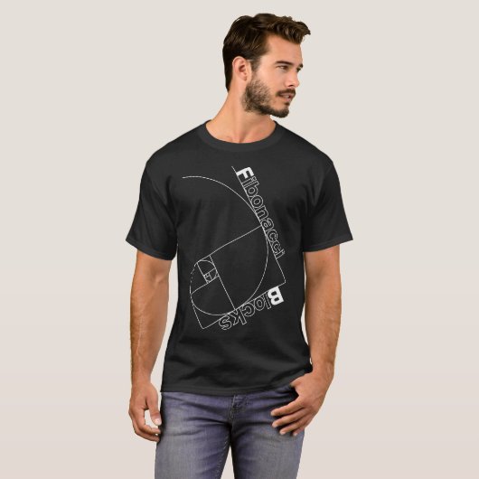 Fibonacci_Blocks Tシャツ (正面フル)