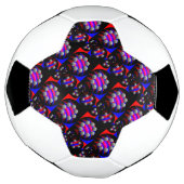 Fibonacci 'Fish 市松模様に Black' by Kenneth Yoncich サッカーボール (回転)