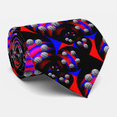 Fibonacci 'Fish 市松模様に Black' by Kenneth Yoncich ネクタイ (ロール)