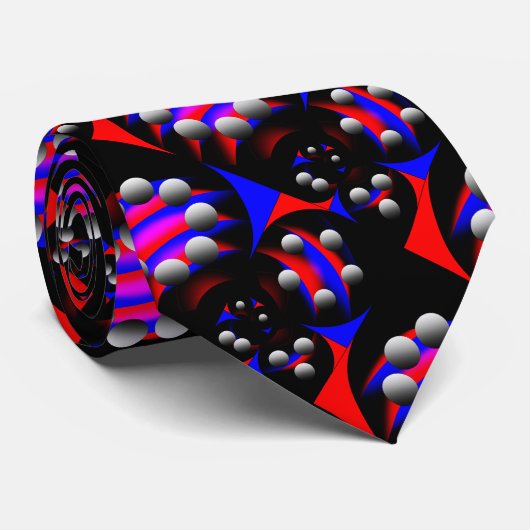 Fibonacci 'Fish Black' by Kenneth Yoncich ネクタイ (ロール)