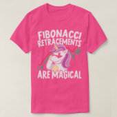 Fibonacci Retracement Are Magical Unicorn Trader 1 Tシャツ (デザイン正面)
