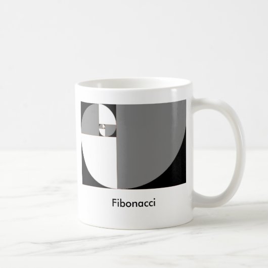 fibonacci_sinistrogira、フィボナッチ コーヒーマグカップ (右)