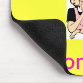 Fibro可愛い人、線維筋痛 マウスパッド (コーナー)