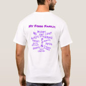 Fibro家族 Tシャツ (裏面)