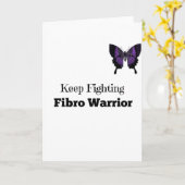 Fibro 保 Warriorグリーティングカードとの戦闘 カード (黄色い花)