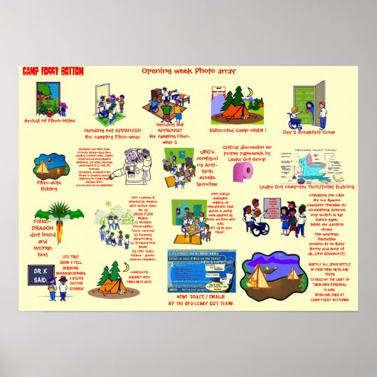 「FIBRO-Camp FOGGY BOTTOM Photo Array Poster」 ポスター (正面)