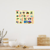 「FIBRO-Camp FOGGY BOTTOM Photo Array Poster」 ポスター (キッチン)