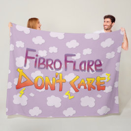 Fibro Flareは気にない フリースブランケット