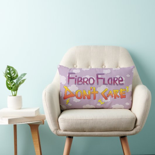 Fibro Flareは気にない ランバークッション (椅子)