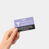 Fibromyalgia Awareness ID patience pvc badge バッジ (手持ち)