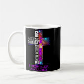 Fibromyalgia Awareness Shirt - Christmas Gift Shir コーヒーマグカップ (左)