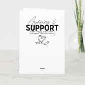 Fibromyalgia Support and Encouragement カード (裏面)