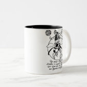 FICTSの"スズメバチサーフィン"のツートーンマグ ツートーンマグカップ (正面右)