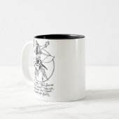 FICTSの"スズメバチサーフィン"のツートーンマグ ツートーンマグカップ (正面左)