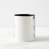 FICTSの"スズメバチサーフィン"のツートーンマグ ツートーンマグカップ (中央)