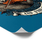 Fiddle Around And Find Out Music Raccoon Fiddle Fu ポスター (角)