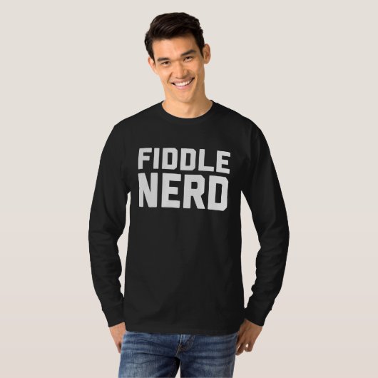 Fiddle Nerd  Music  For Music Class Tシャツ (正面フル)