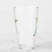 Fiddle Playing Stickman タンブラーグラス (左)