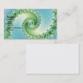 Fiddlehead – フラクタルアート 名刺 (正面/裏面)