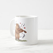 fiddler capybara コーヒーマグカップ (正面左)