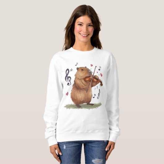 fiddler capybara スウェットシャツ (正面フル)