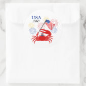 Fiddler's Fourth Stickers (select a size) ラウンドシール (バッグ)