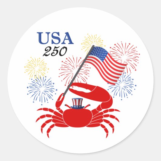 Fiddler's Fourth Stickers (select a size) ラウンドシール (正面)