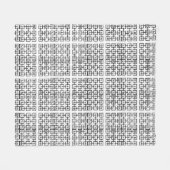 Fidel フリースブランケット (正面(横))