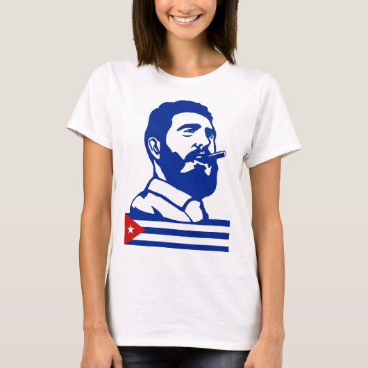 Fidel Castro、プレジデンテ、革命、キューバ、ハバナ Tシャツ (正面)