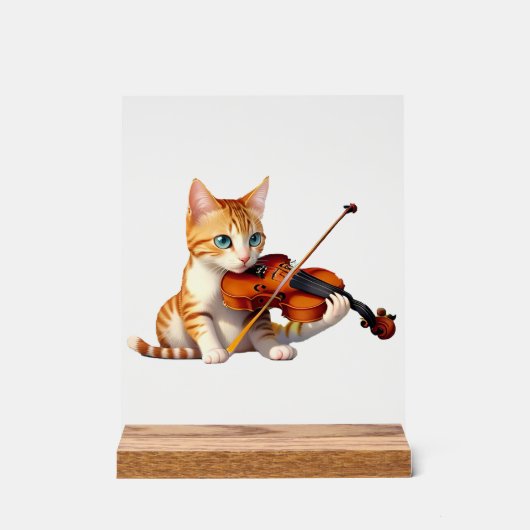 Fidel Kitty アクリルサイン (正面)