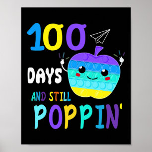 Fidget Popit愛好家ボーイズGiのための学校の100日 ポスター