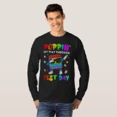 Fidget Popit Poppinテストの日の私の方法を勉強 Tシャツ (正面フル)