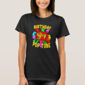 Fidget Toy Pop Tube Birrthday Boy   Tシャツ (正面)