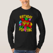 Fidget Toy Pop Tube Birrthday Boy   Tシャツ (正面)