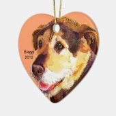 FidoのオーナメントのためのBiaggiの塀 セラミックオーナメント (左)