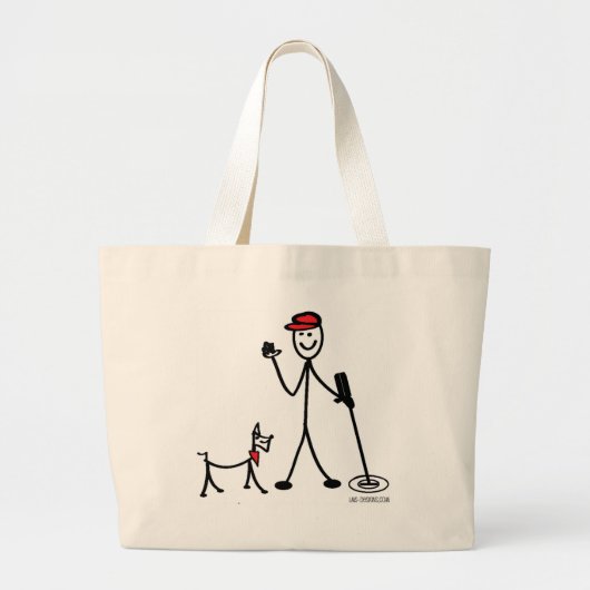 Fidoのトートとの宝捜し ラージトートバッグ (正面)
