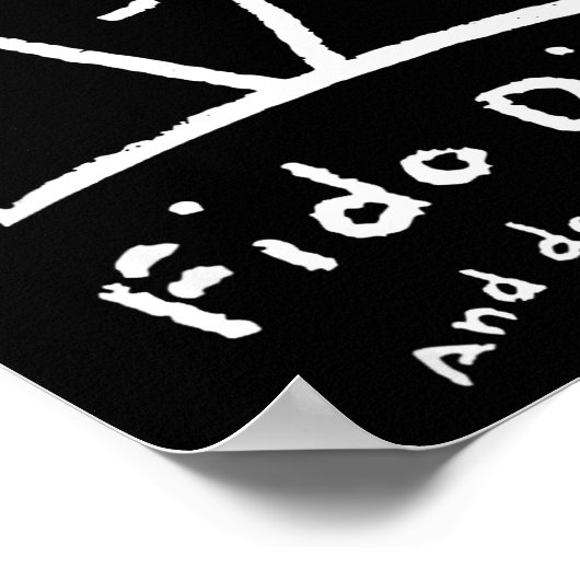 Fido Dido Face Don't You Forget It  ポスター (角)