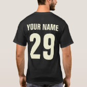 FIeldホッケーハッスルヒット&ノーやめトバックプリント Tシャツ (裏面)