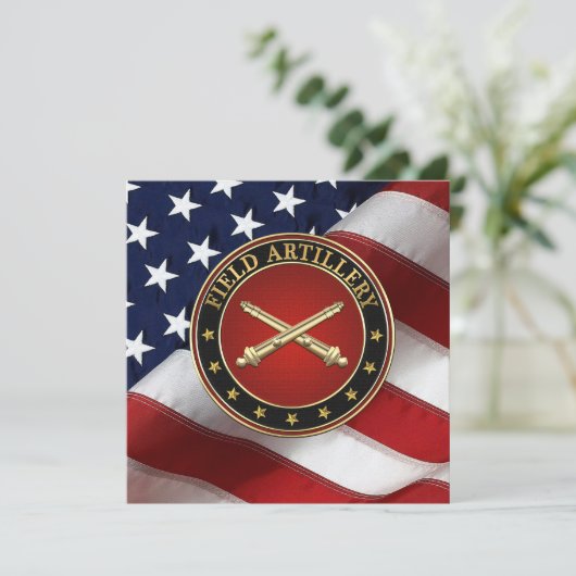 Field Artillery Branch Insignia Special Edition (スタンド正面)