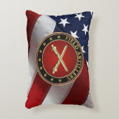 Field Artillery Branch Insignia Special Edition アクセントクッション (正面(垂直))