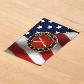 Field Artillery Branch Insignia Special Edition アクリル招待状 (レイダウン)