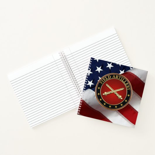 Field Artillery Branch Insignia Special Edition ノートブック (内部)