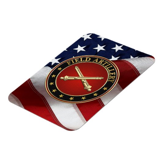 Field Artillery Branch Insignia Special Edition マグネット (左側)