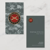Field Artillery Branch Insignia Special Edition 名刺 (正面/裏面)