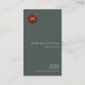 Field Artillery Branch Insignia Special Edition 名刺 (裏面)