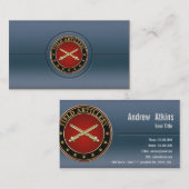 Field Artillery Branch Insignia Special Edition 名刺 (正面/裏面)