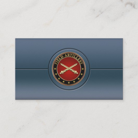 Field Artillery Branch Insignia Special Edition 名刺 (正面)