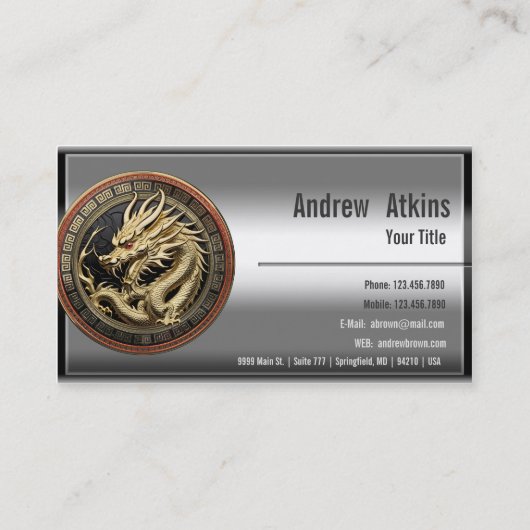 Field Artillery Branch Insignia Special Edition 名刺 (裏面)